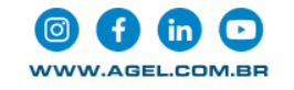 Instagram, Facebook, LinkedIn, YouTube — WWW.AGEL.COM.BR